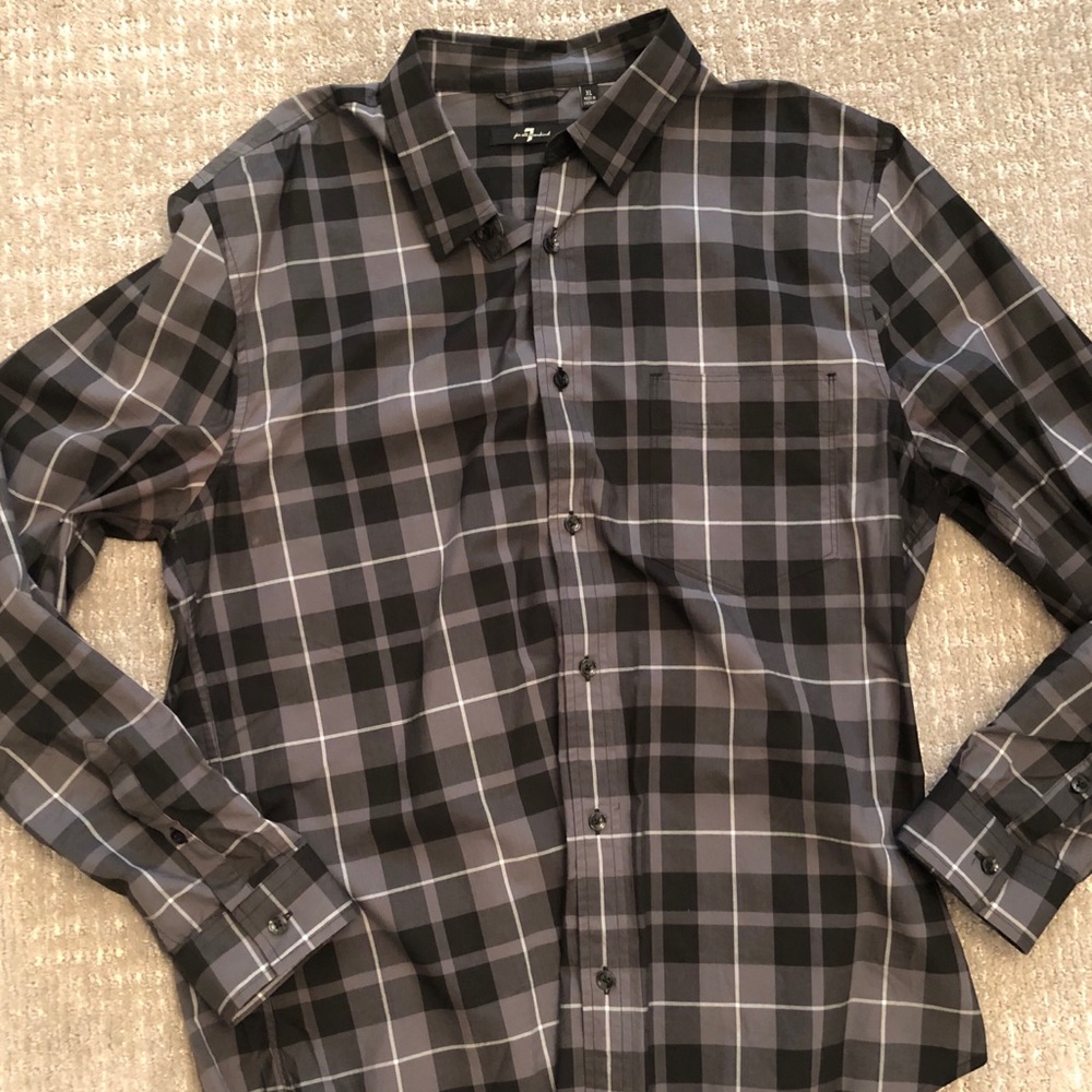 7 For All Mankind button down shirt XL NWOT